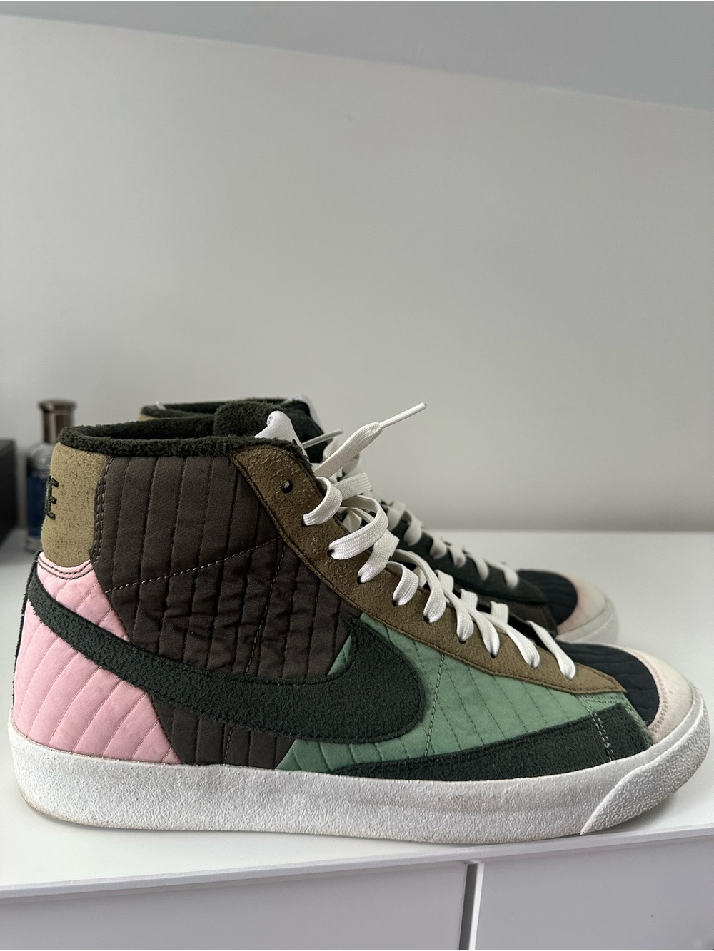 Nike Men's High-Top Quilted Sneakers - “Blazer Mid Toasty” - size 11